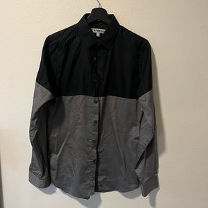 Express Men Long Sleeve Dress Shirt S